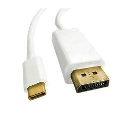 Qoltec Kabel DisplayPort Alternate mode | USB 3.1 typC męski / DisplayPort męski | 4Kx2K | 1m