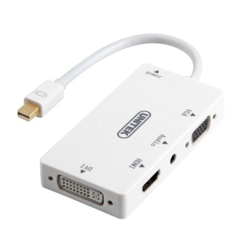 Unitek Adapter mini DisplayPort -DVI/HDMI/VGA; Y-6354