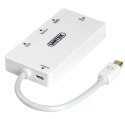 Unitek Adapter mini DisplayPort -DVI/HDMI/VGA; Y-6354