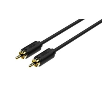 Unitek KABEL 2x RCA (M)-2x RCA (M); 1,5m, Y-C945BK,GOLD