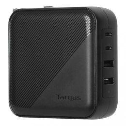 Targus Ładowarka ścienna 100W GaN Black USB-A x2 and USB-C x2