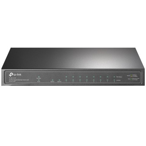 10-PORT 1G POE+ SWITCH/63W POE POWER STEEL CASE