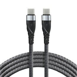 Kabel przewód USB-C PD 200cm everActive CBB-2PDG Power Delivery 3A z obsługą szybkiego ładowania 60W