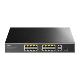 Switch niezarządzalny Cudy FS1018PS1 16x10/100Mbps with 2 GbE and 1 SFP Port, PoE+ 200W