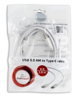 Gembird Kabel USB 3.0 (AM/CM) 1.8m biały