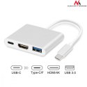 Maclean Adapter USB-C - HDMI / USB 3.0 / USB-C MCTV-840