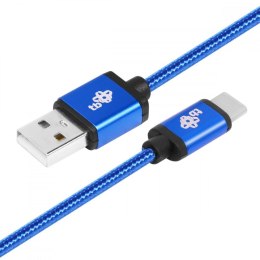 TB Kabel USB-USB C 1.5m niebieski sznurek