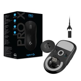 MOUSE USB OPTICAL WRL PRO X/BLACK 910-005880 LOGITECH