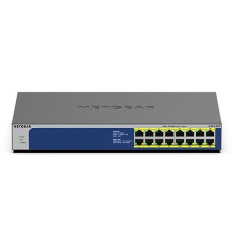 16-PORT GB UNMGD POE+ SWITCH/260 WATT HIGH POWER