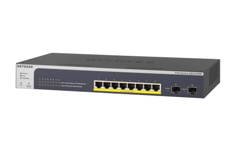 8-PORT POE+ GB WEBMGD SWITCH/2 SFP PORTS