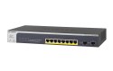 8-PORT POE+ GB WEBMGD SWITCH/2 SFP PORTS