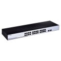 D-LINK DGS-1210-28, Gigabitowy inteligentny przełącznik z 24 portami 10/100/1000Base-T i 4 portami Gigabit MiniGBIC (SFP), 802.3