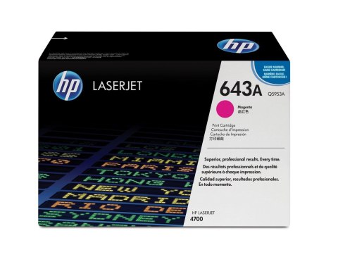 HP 643A - purpurowy - oryginalny - LaserJe