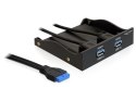 DeLOCK USB 3.0 Panel przedni 2-portowy - lagr