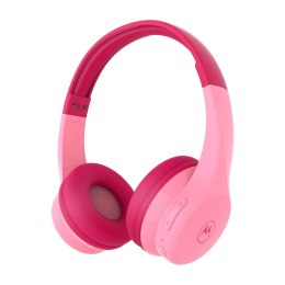 Motorola | Kids Headphones | Moto JR300 | Over-Ear Built-in microphone | Over-Ear | Bluetooth | Bluetooth | Wireless | Pink