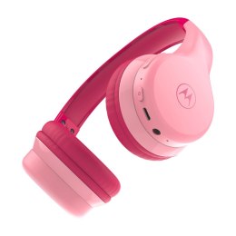 Motorola | Kids Headphones | Moto JR300 | Over-Ear Built-in microphone | Over-Ear | Bluetooth | Bluetooth | Wireless | Pink