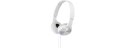 Sony | MDR-ZX310 | Foldable Headphones | Headband/On-Ear | White