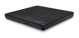 H.L Data Storage | Ultra Slim Portable DVD-Writer | GP60NB60 | Interface USB 2.0 | DVD±R/RW | CD read speed 24 x | CD write spee