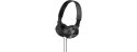 Sony | MDR-ZX310 | Foldable Headphones | Wired | On-Ear | Black