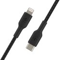 Belkin Kabel Braided USB-C Lightning 2m czarny