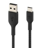 Belkin Kabel Braided USB-C USB-A 1m czarny