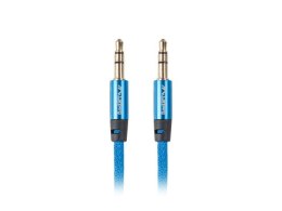 LANBERG Kabel Premium Minijack - Minijack M/M 3.5mm 2m niebieski