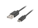 LANBERG Kabel USB micro BM - AM 2.0 1.8m czarny QC 3.0