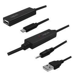 LogiLink Kabel repeater aktywny USB-C 2.0 dł. 30m