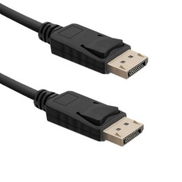 Qoltec Kabel DisplayPort v1.4 Męski - DisplayPort v1.4 Męski 0.5m