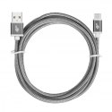 TB Kabel USB-USB C 1.5m szary sznurek