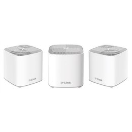 D-Link Dual Band Whole Home Mesh Wi-Fi 6 System COVR-X1863 (3-pack) 802.11ax 574+1201 Mbit/s 10/100/1000 Mbit/s Ethernet LAN (RJ