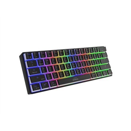 Genesis THOR 660 RGB Gaming keyboard RGB LED light US Wireless/Wired 1.5 m Wireless connection Gateron Red Switch