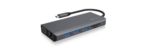 Raidsonic USB Type-C Notebook DockingStation IB-DK4070-CPD Docking station