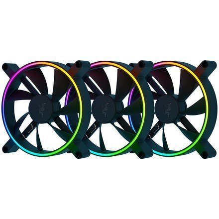 Razer Kunai Chroma RGB 140mm LED PWM Performance Fan - 3 Pack Hydraulic?