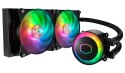 COOLER MASTER CHŁODZENIE WODNE CPU MASTERLIQUID ML240R RGB