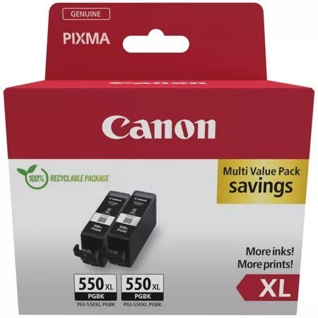 Canon Tusz PGI-550XL BK TWIN SEC 6431B010