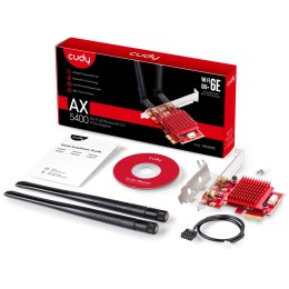 Express Adapter Cudy Wi-Fi 6E PCI AX5400