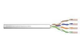 Kabel instalacyjny DIGITUS kat.5e, U/UTP, Eca, AWG24/1, PVC, 305m, szary, karton