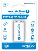 Akumulatorek 6F22 Ni-MH everActive 9V 320mAh Professional Line (1 szt.)