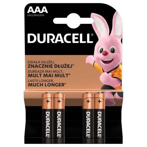 Bateria LR03 Duracell Extra Life OP4SZT B/C DURACELL LR3/AAA B4