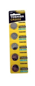 Bateria TOSHIBA CR2032 3V p5/blister cena za 1szt