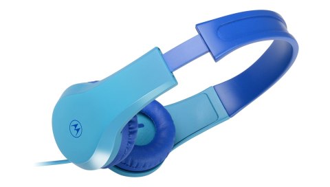 Motorola | Kids Wired Headphones | Moto JR200 | Over-Ear Built-in microphone | Over-Ear | 3.5 mm plug | Blue