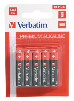 VERBATIM AAA ALKALINE BATTERY/10 PACK / LR03