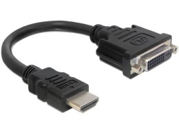 DeLOCK videokabel - HDMI / DVI - 20 cm