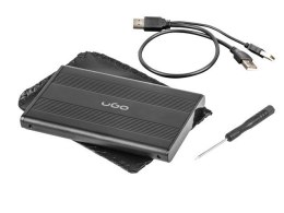 Obudowa do dysku Ugo S120 Marapi SATA 2.5cala USB 2.0 czarny