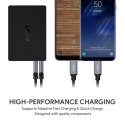 AUKEY CB-CD3 OEM nylonowy kabel Quick Charge USB C-USB 3.0 | 2m | 5 Gbps | 3A | 60W PD | 20V