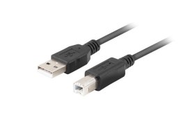 LANBERG Kabel USB-A(M)-USB-B(M) 2.0 CA-USBA-15CU-0018-BK 1.8m