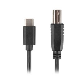 LANBERG Kabel USB-C(M)->USB-B(M) 2.0 3m ferryt czarny