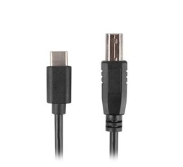 LANBERG Kabel USB-C(M)-USB-B(M) 3.0m czarny