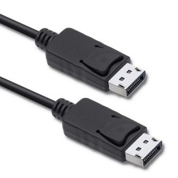 Qoltec Kabel DisplayPort v1.2 męski | DisplayPort v1.2 męski | 4K | 1m